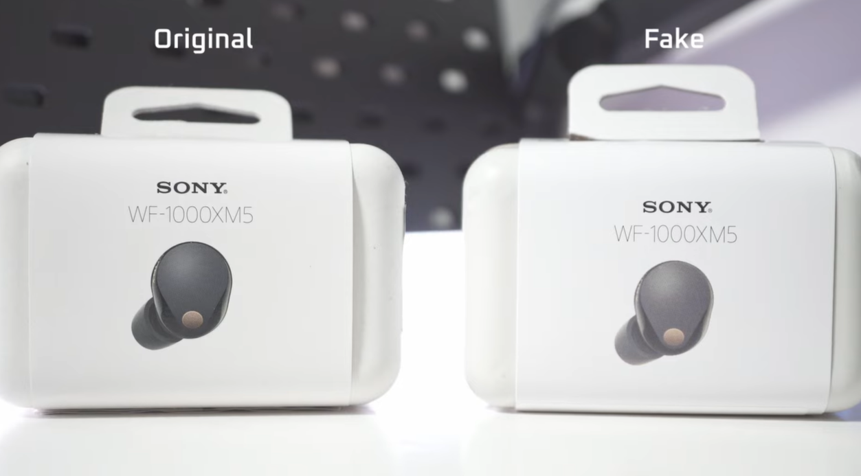 FAKE vs REAL Sony WF-1000XM5 - BEWARE! 🤔 — Aaron x Loud and Wireless